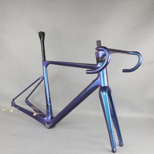 2021 chameleon color all inner cable disc gravel frame super light T1000 Gravel Bike Frame , Bicycle GRAVEL frame